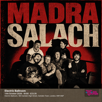 Madra Salach at Electric Ballroom on 13 October 2026 gig poster