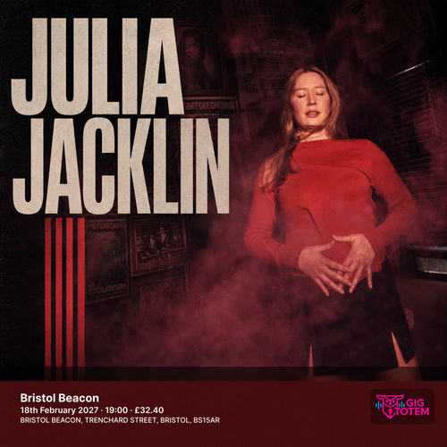 Julia Jacklin at Bristol Beacon on 18 February 2027 gig poster