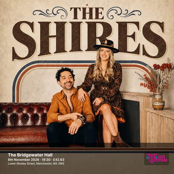 The Shires at Bridgewater Hall on 8 November 2026 gig poster