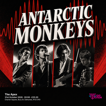 Antarctic Monkeys at The Apex on 31 October 2026 gig poster