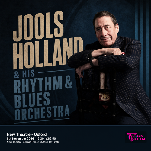 Jools Holland & His Rhythm & Blues Orchestra at New Theatre - Oxford on 8 November 2026 gig poster