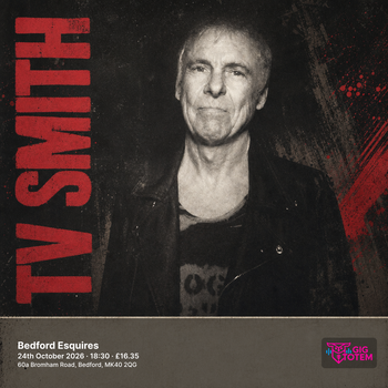 TV Smith at Esquires on 24 October 2026 gig poster