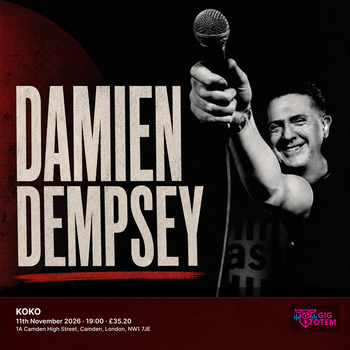Damien Dempsey Gemma Hayes at KOKO on 11 November 2026 gig poster