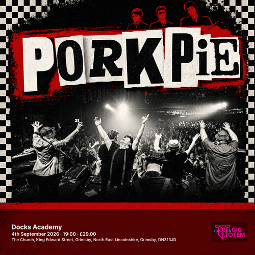 Porkpie Pork Pie at Docks Academy on 4 September 2026 gig poster