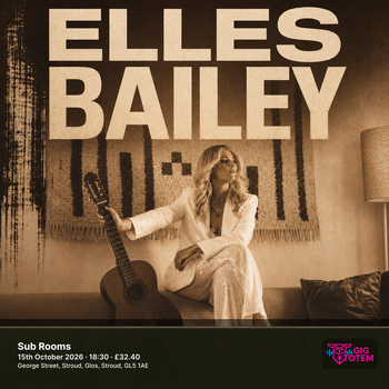 Elles Bailey at Sub Rooms on 15 October 2026 gig poster