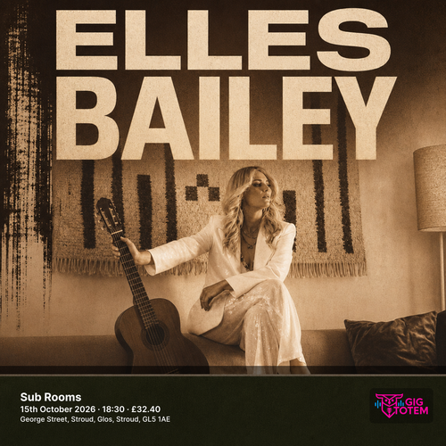 Elles Bailey at Sub Rooms on 15 October 2026 gig poster