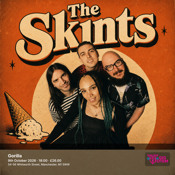 The Skints at Gorilla on 9 October 2026 gig poster