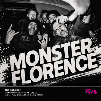 Monster Florence at The Face Bar on 5 November 2026 gig poster