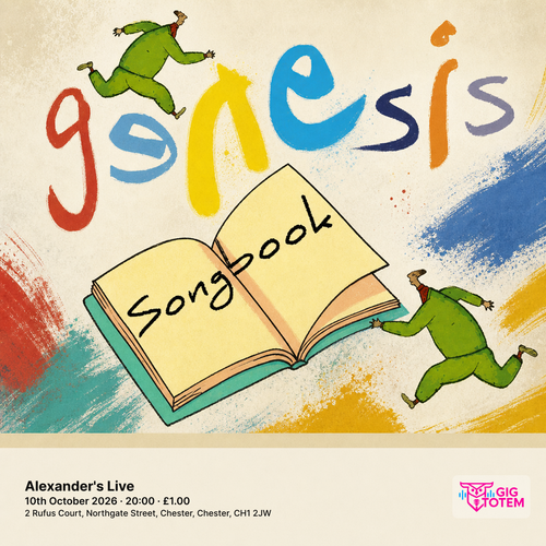 Genesis Songbook at Alexander's Live on 10 October 2026 gig poster