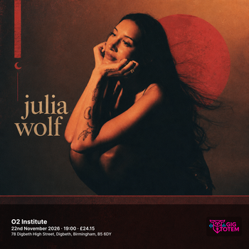 Julia Wolf Scro at O2 Institute on 22 November 2026 gig poster