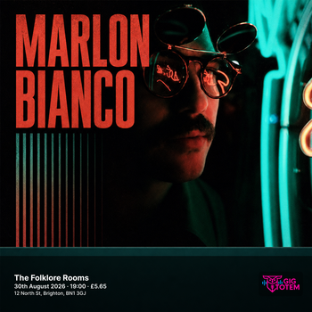 Marlon Bianco at The Folklore Rooms on 30 August 2026 gig poster