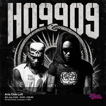 Ho99o9 at ARTS CLUB on 9 July 2026 gig poster