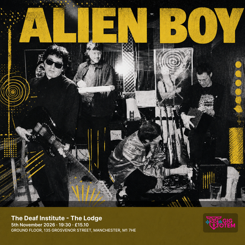 Alien Boy alienboy at The Deaf Institute on 5 November 2026 gig poster