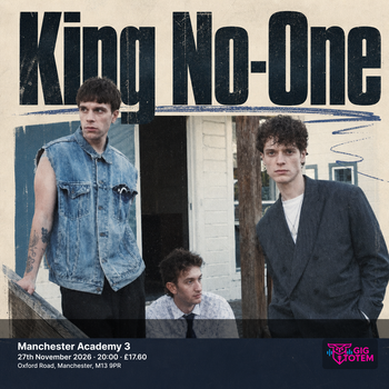 KING NO-ONE Kingno-One at Manchester Academy 3 on 27 November 2026 gig poster