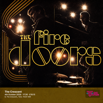 The Fire Doors at The Crescent on 4 October 2026 gig poster