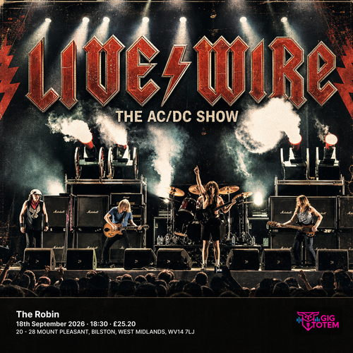 Livewire The AC/DC Show Live/Wire - The AC/DC Show at The Robin on 18 September 2026 gig poster