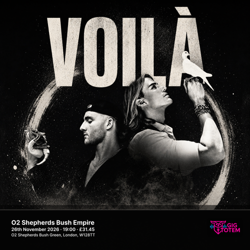 VOILÀ at O2 Shepherds Bush Empire on 26 November 2026 gig poster