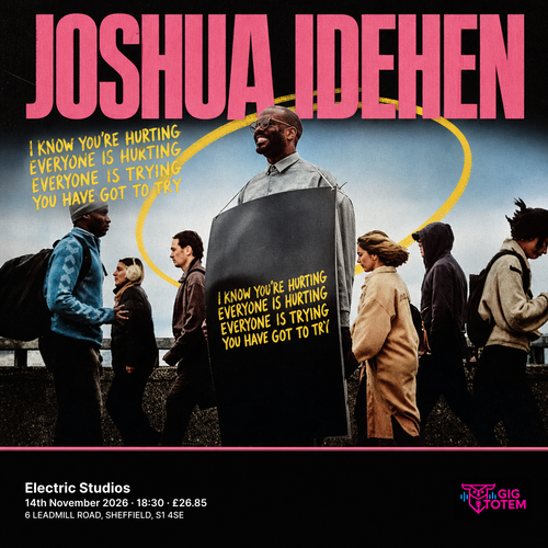 Joshua Idehen at Electric Studios on 14 November 2026 gig poster