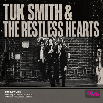Tuk Smith & The Restless Hearts Cassidy Paris at The Key Club on 24 July 2026 gig poster
