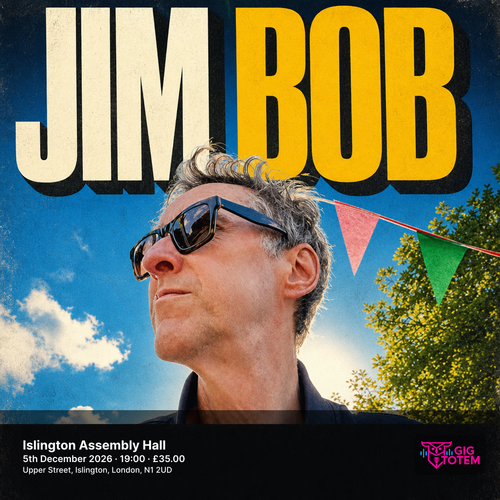 Jim Bob at Islington Assembly Hall on 5 December 2026 gig poster