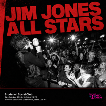 Jim Jones All Stars at Brudenell Social Club on 8 October 2026 gig poster