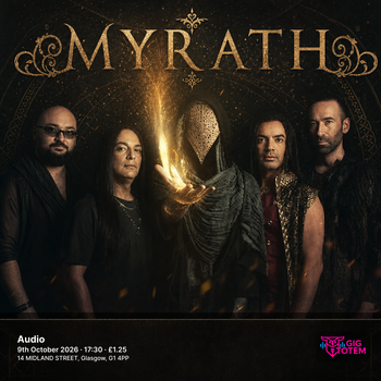 Myrath at Audio on 9 October 2026 gig poster
