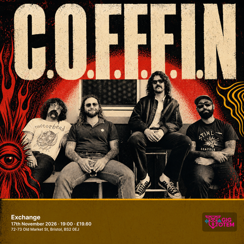 C.O.F.F.I.N at Exchange on 17 November 2026 gig poster