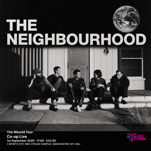 The Neighbourhood - The Wourld Tour The Neighbourhood, Nessa Barrett at Co-op Live on 1 September 2026 gig poster