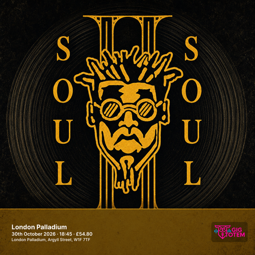 Soul II Soul at The Palladium on 30 October 2026 gig poster