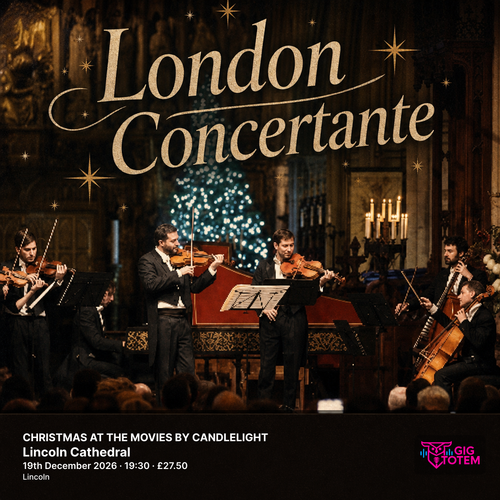 CHRISTMAS AT THE MOVIES BY CANDLELIGHT London Concertante at Lincoln Cathedral on 19 December 2026 gig poster