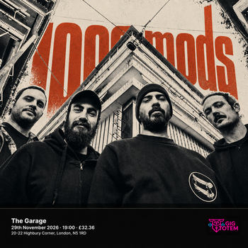 1000Mods Dead Air at The Garage on 29 November 2026 gig poster