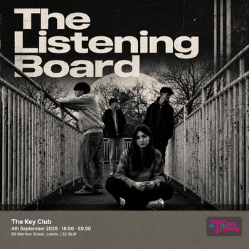 The Listening Board elson at The Key Club on 4 September 2026 gig poster