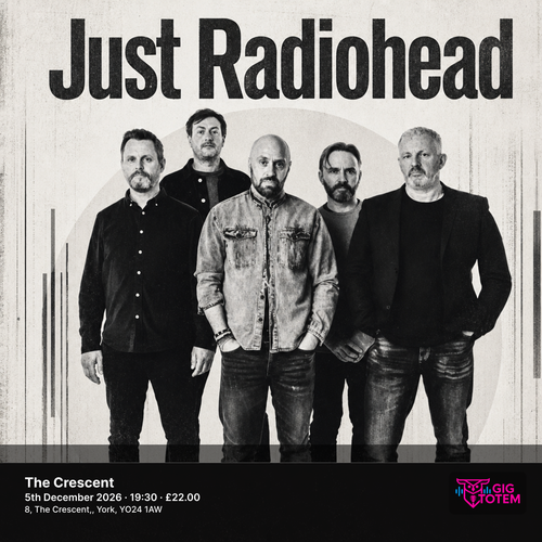 Just Radiohead at The Crescent on 5 December 2026 gig poster