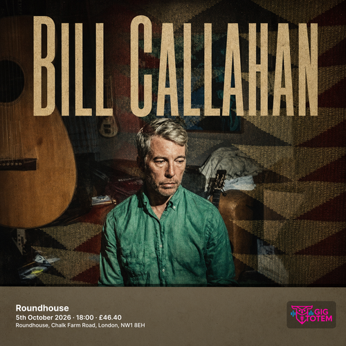Bill Callahan at Roundhouse on 5 October 2026 gig poster