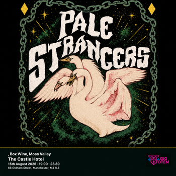 Pale Strangers, Box Wine, Moss Valley Pale Strangers, Box Wine at The Castle Hotel on 15 August 2026 gig poster