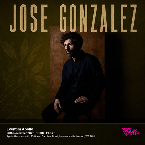 Jose Gonzalez at Eventim Apollo on 26 November 2026 gig poster