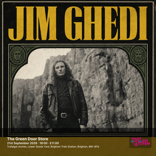 Jim Ghedi at Green Door Store on 21 September 2026 gig poster