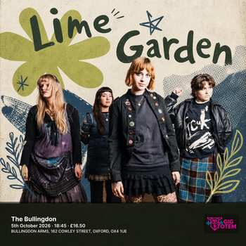 Lime Garden at The Bullingdon on 5 October 2026 gig poster
