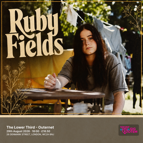 Ruby Fields Marie Franc at The Lower Third on 29 August 2026 gig poster