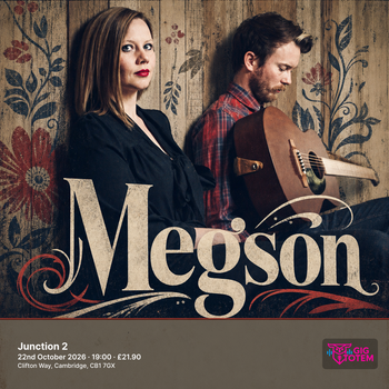 Megson at Junction 2 on 22 October 2026 gig poster