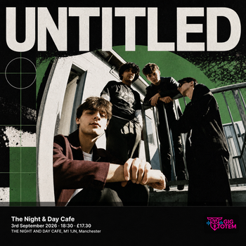 Untitled at The Night & Day Cafe on 3 September 2026 gig poster