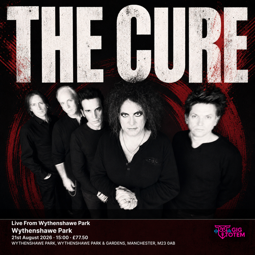 Live From Wythenshawe Park - The Cure Slowdive, The Cure at Wythenshawe Park on 21 August 2026 gig poster