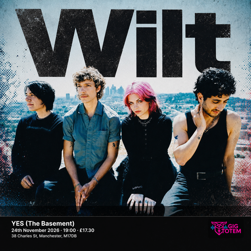 wilt Ugly Ozo at YES (The Basement) on 24 November 2026 gig poster