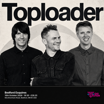 Toploader at Esquires on 16 October 2026 gig poster