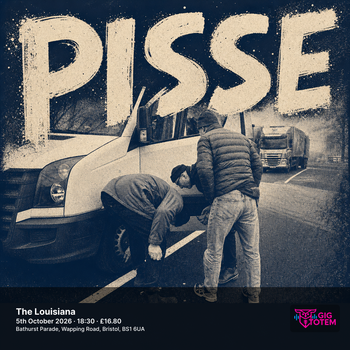 Pisse Güner Künier at The Louisiana on 5 October 2026 gig poster