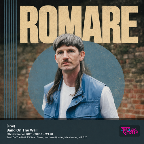 Romare (Live) Romare at Band On The Wall on 5 November 2026 gig poster