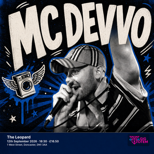 MC DEVVO at The Leopard on 12 September 2026 gig poster