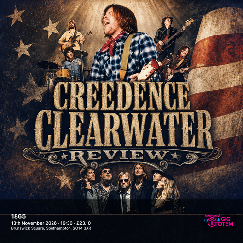 Creedence Clearwater Review at 1865 on 13 November 2026 gig poster