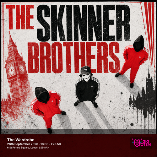 The Skinner Brothers Carsick at The Wardrobe on 28 September 2026 gig poster