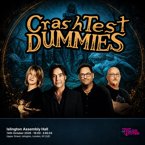 Crash Test Dummies Gareth Dunlop at Islington Assembly Hall on 14 October 2026 gig poster